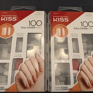 2 packages of full cover artificial nails NWT